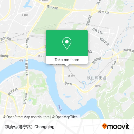 加油站(港宁路) map