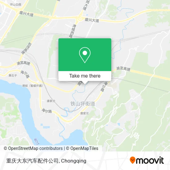 重庆大东汽车配件公司 map