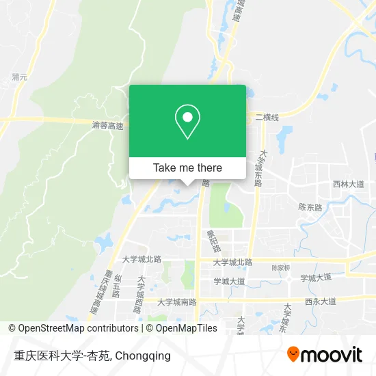 重庆医科大学-杏苑 map