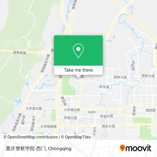 重庆警察学院-西门 map