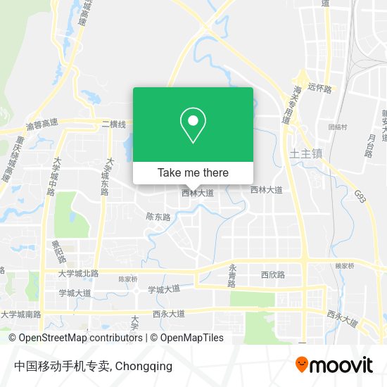 中国移动手机专卖 map