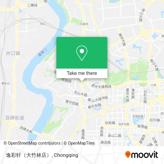 逸彩轩（大竹林店） map