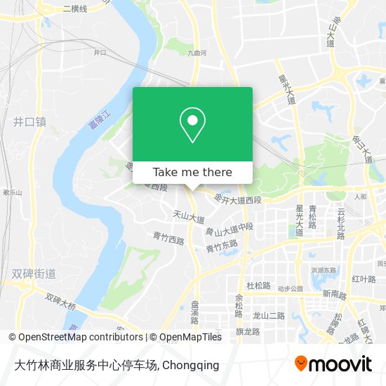 大竹林商业服务中心停车场 map