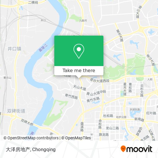 大泽房地产 map