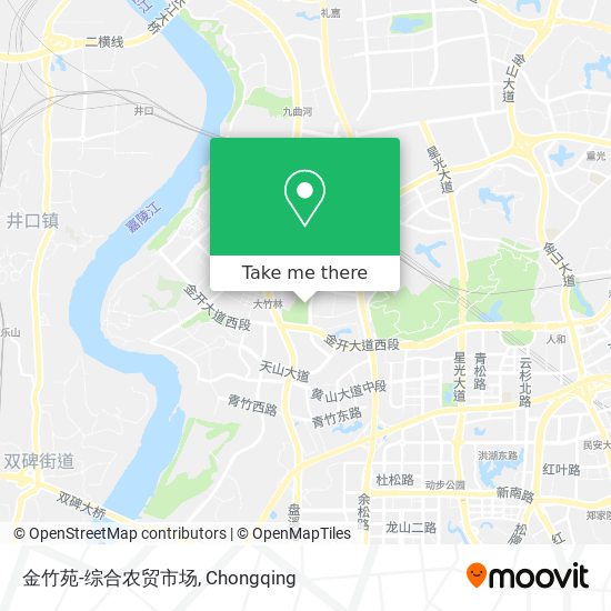 金竹苑-综合农贸市场 map