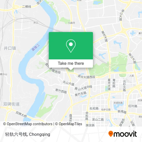 轻轨六号线 map