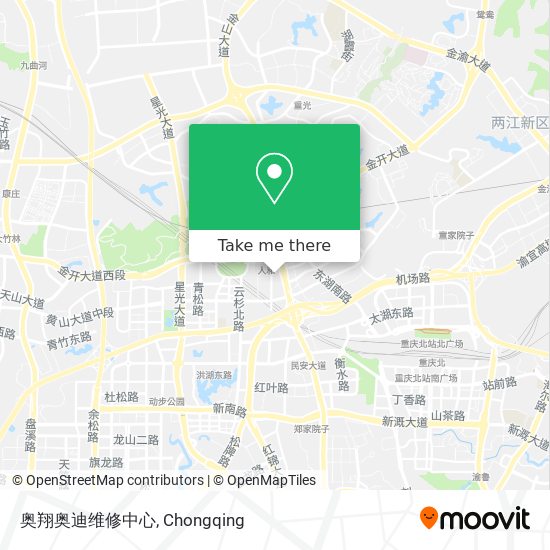 奥翔奥迪维修中心 map