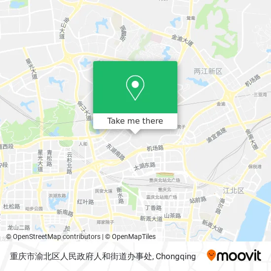 重庆市渝北区人民政府人和街道办事处 map