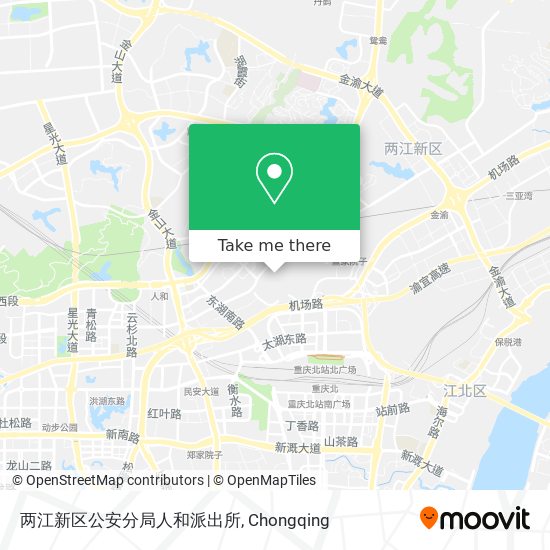 两江新区公安分局人和派出所 map