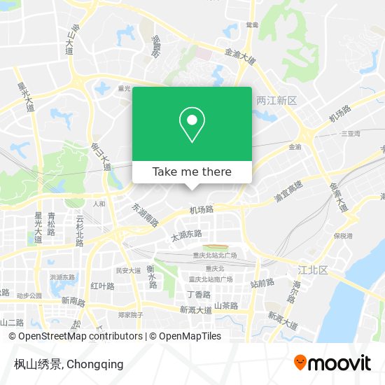枫山绣景 map