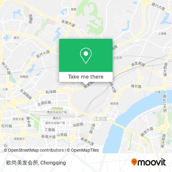 欧尚美发会所 map