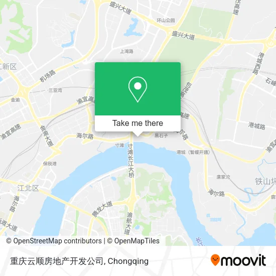 重庆云顺房地产开发公司 map
