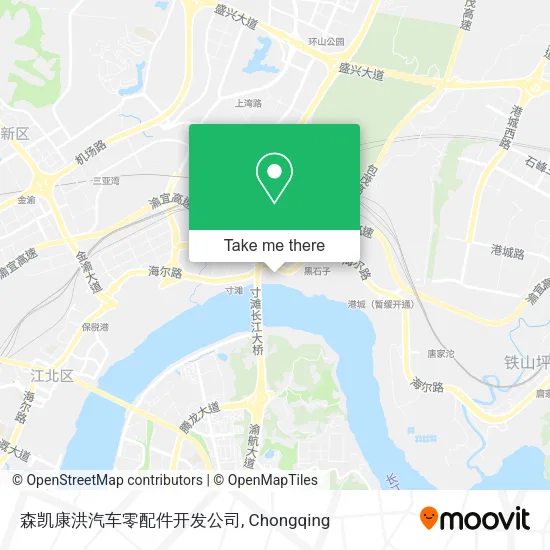 森凯康洪汽车零配件开发公司 map