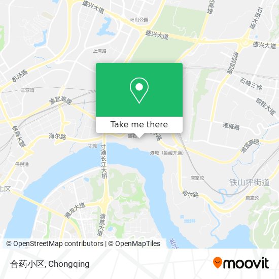 合药小区 map