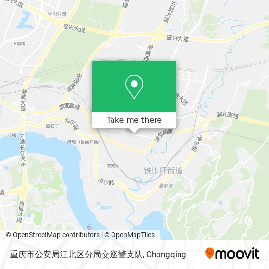 重庆市公安局江北区分局交巡警支队 map