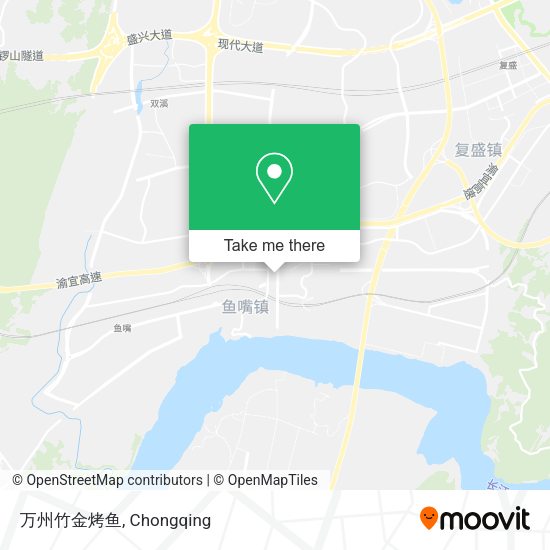 万州竹金烤鱼 map