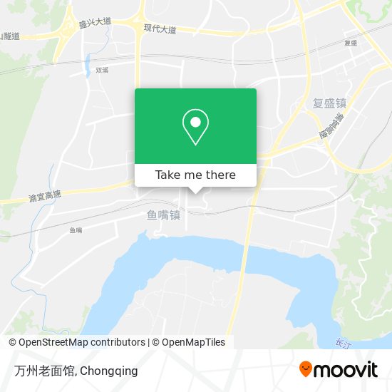 万州老面馆 map