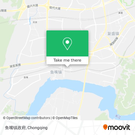 鱼嘴镇政府 map