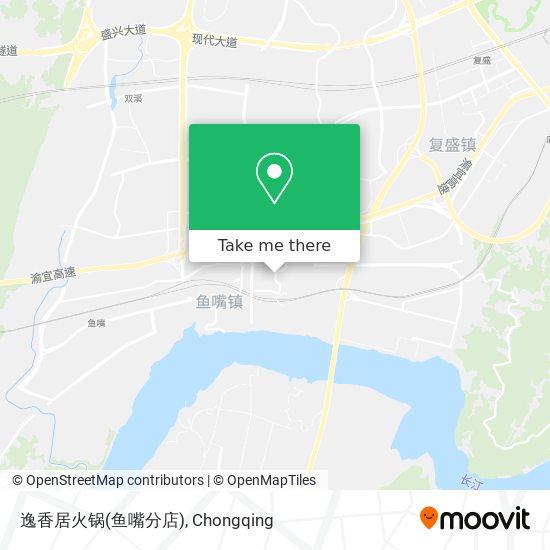 逸香居火锅(鱼嘴分店) map