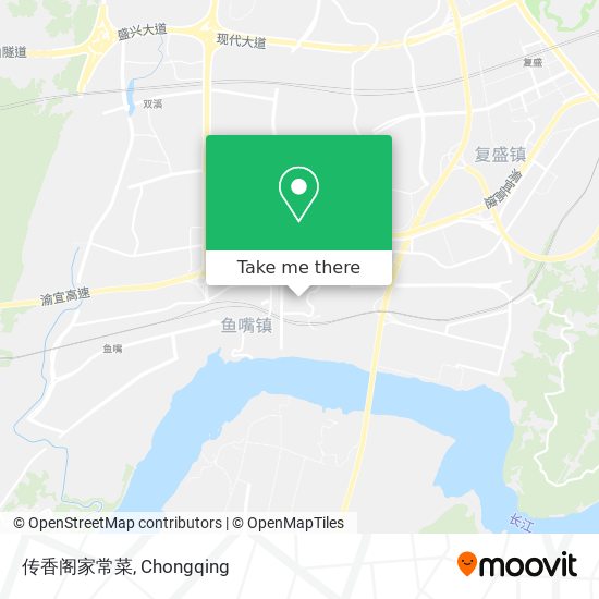 传香阁家常菜 map