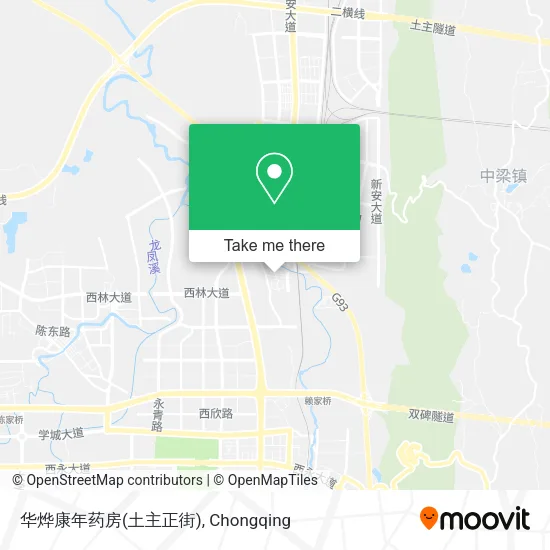华烨康年药房(土主正街) map