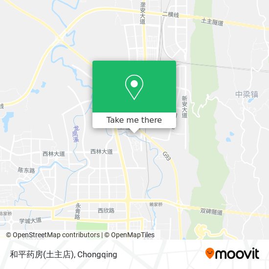 和平药房(土主店) map