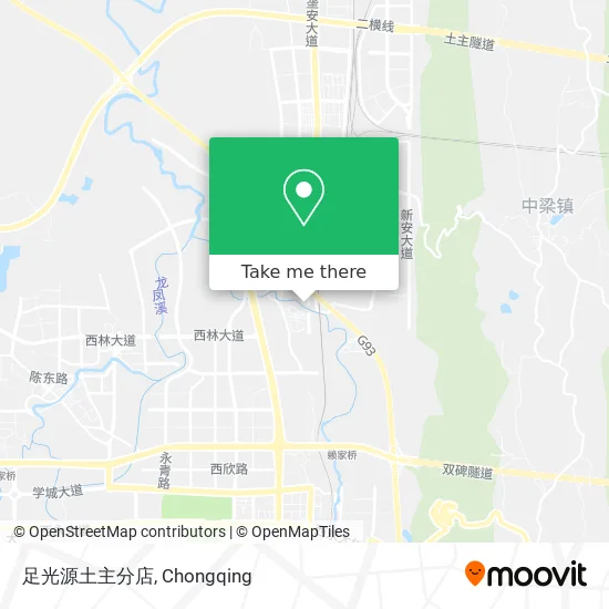 足光源土主分店 map