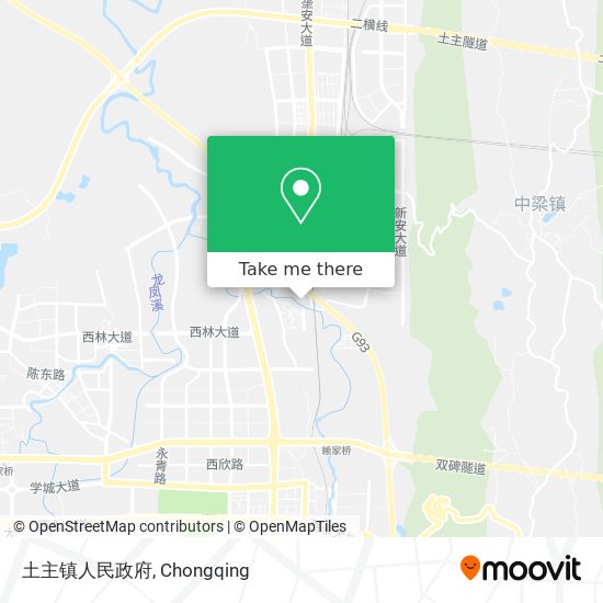 土主镇人民政府 map