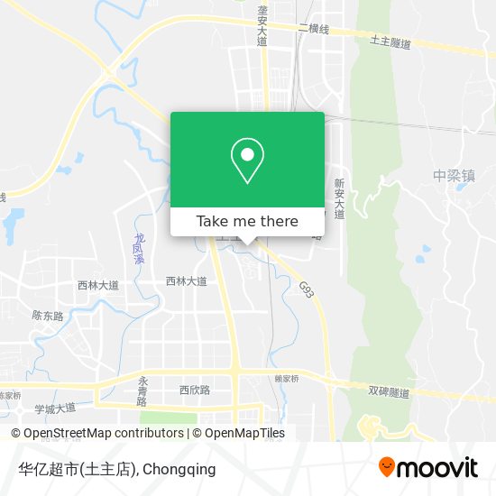 华亿超市(土主店) map