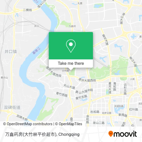 万鑫药房(大竹林平价超市) map