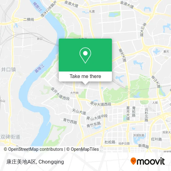 康庄美地A区 map