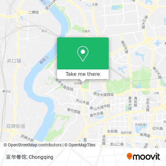 富华餐馆 map