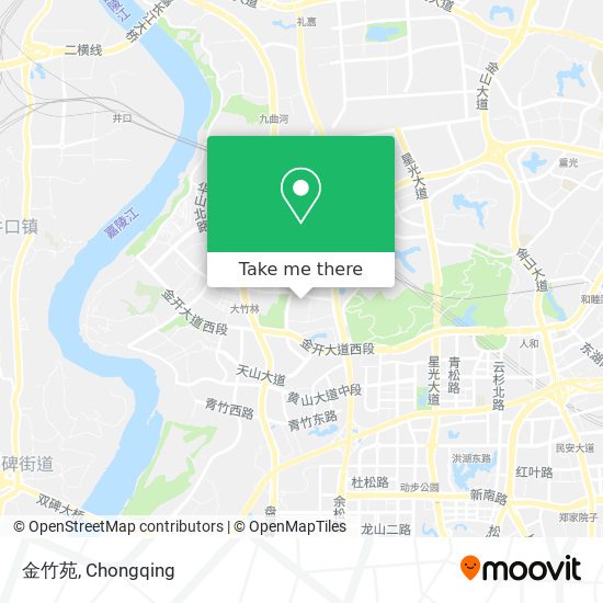 金竹苑 map