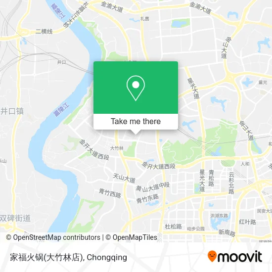 家福火锅(大竹林店) map