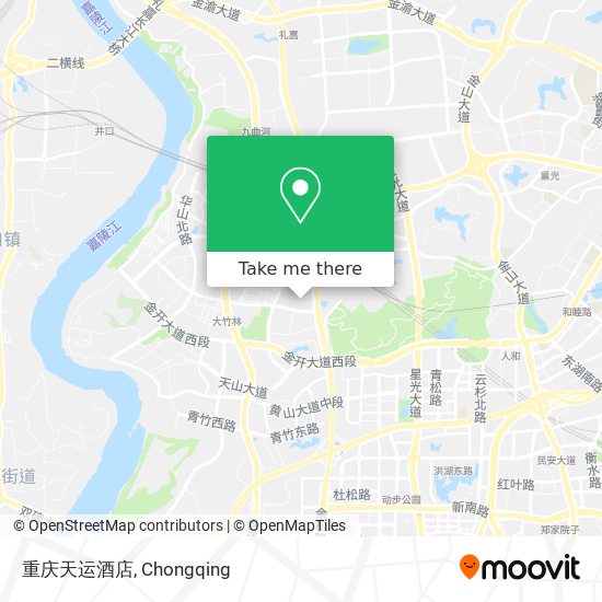 重庆天运酒店 map