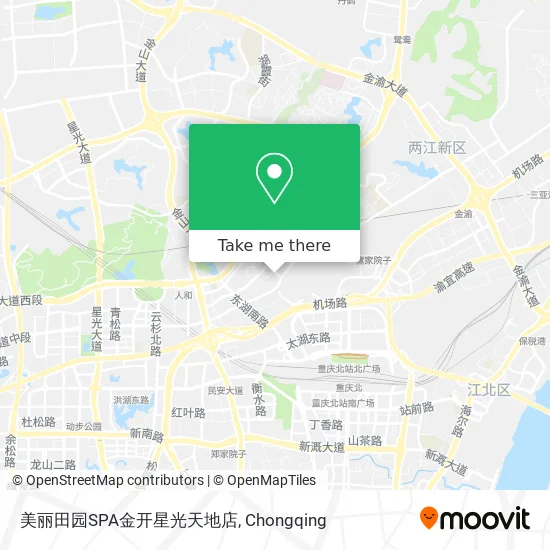美丽田园SPA金开星光天地店 map