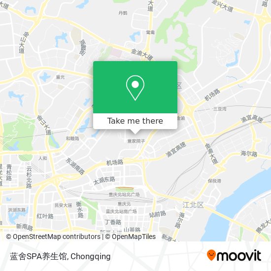 蓝舍SPA养生馆 map