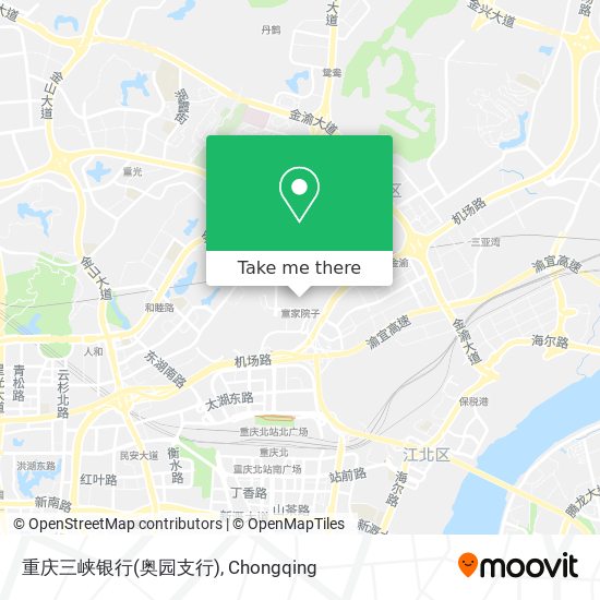 重庆三峡银行(奥园支行) map
