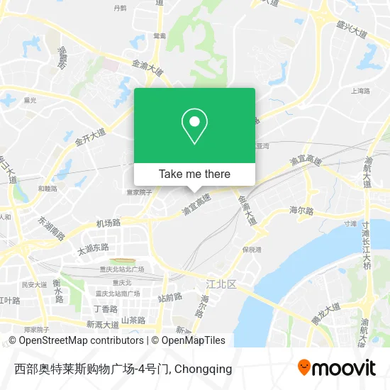 西部奥特莱斯购物广场-4号门 map