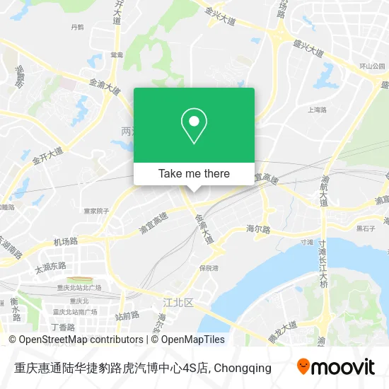 重庆惠通陆华捷豹路虎汽博中心4S店 map