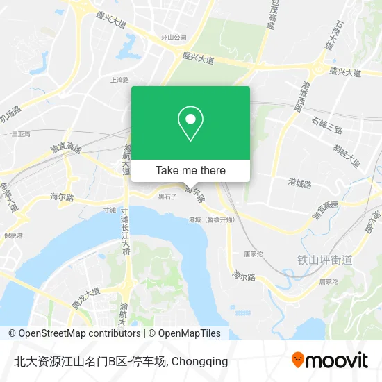北大资源江山名门B区-停车场 map