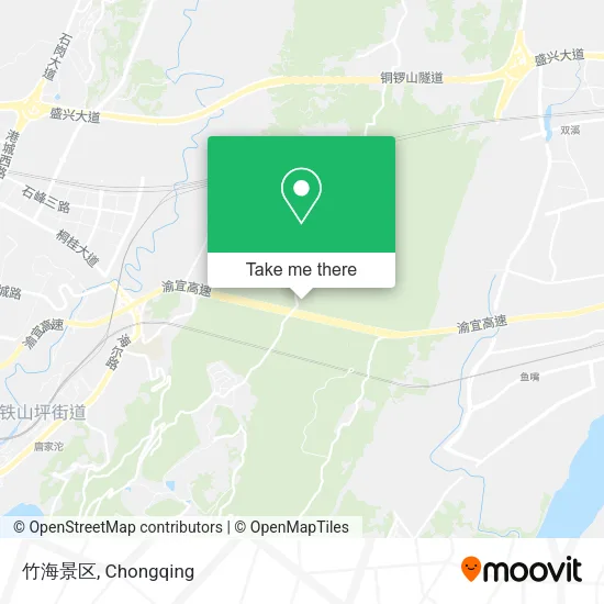 竹海景区 map
