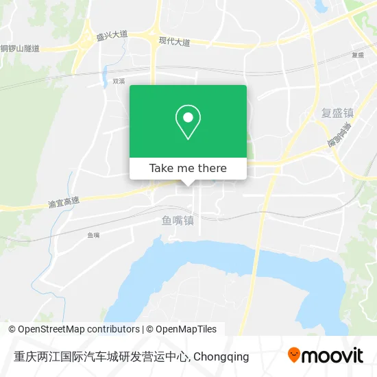 重庆两江国际汽车城研发营运中心 map