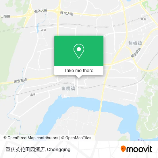 重庆英伦田园酒店 map