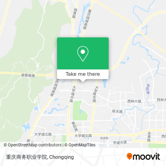重庆商务职业学院 map
