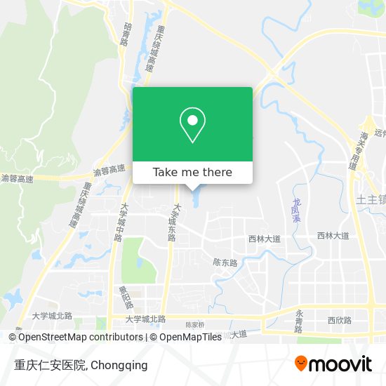 重庆仁安医院 map