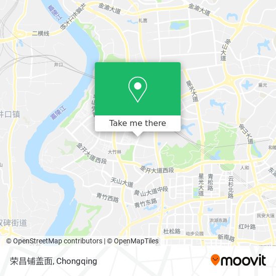 荣昌铺盖面 map
