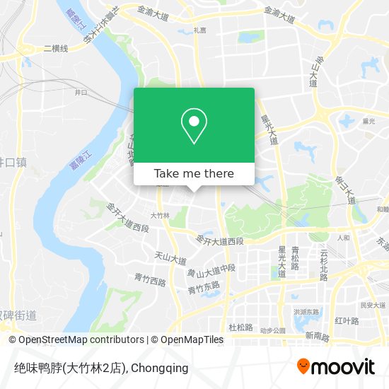 绝味鸭脖(大竹林2店) map