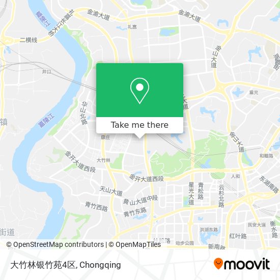 大竹林银竹苑4区 map