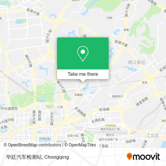 华廷汽车检测站 map